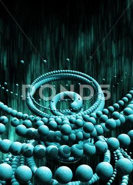 Neutrinos, conceptual artwork Stock Illustration