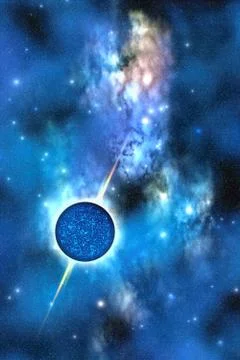 Neutron star Stock Illustration
