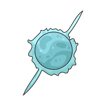 Neutron Star illustration Illustrazione stock