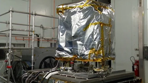 Neutron star Interior Composition Explorer is being tested in laboratory - 2017 Video stock 112262722