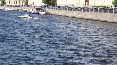 Neva river Видео 6890250