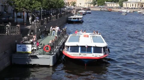 Neva river Stock Footage 6891896