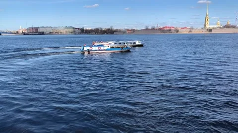 Neva river 動画素材 157493143
