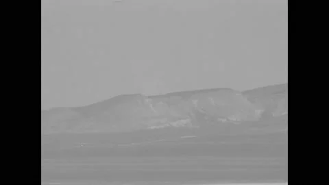 NEVADA - 1952 - Close-up of an atomic bomb test taking place at the Nevada Stock Footage 316409072