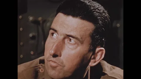 NEVADA - 1955 - An atomic bomb is detonated at a test site in Nevada and the Stock Footage 308177869