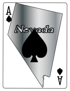 Nevada Ace Of Spades Stock Illustration