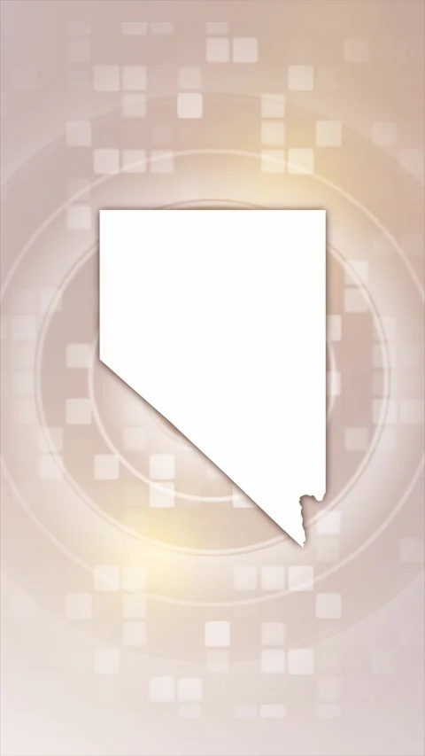 Nevada Animated Map Stock Footage 276082424