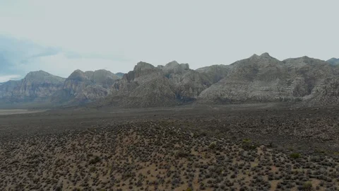 Nevada Desert Aerial Stock Footage 97281122