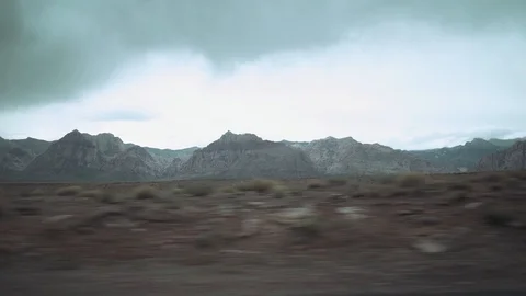 Nevada Desert Motion Stock Footage 97281038