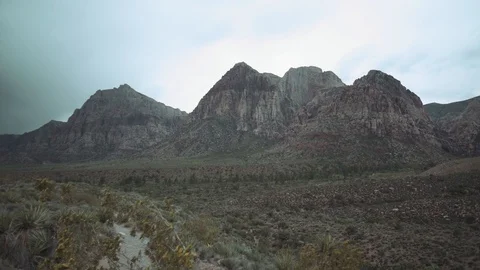 Nevada Desert Motion Stock Footage 105476785
