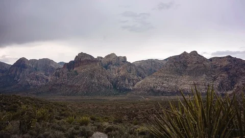 Nevada Desert Timelapse Stock Footage 97281391