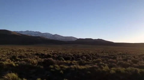 Nevada Fields Panorama Stock Footage 48632550
