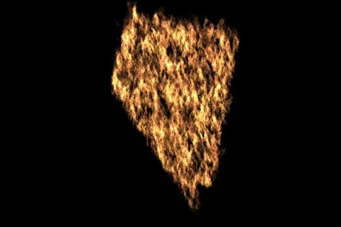 Nevada on Fire Stock Footage 728709