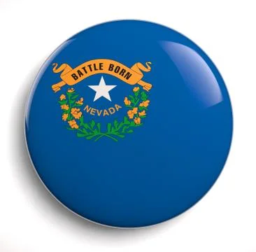 Nevada flag Stock Illustration