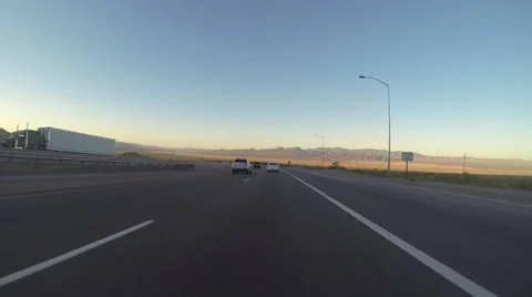 Nevada highway Stock Footage 25485759