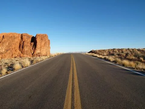 Nevada highway Stock Photos