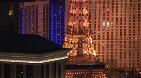 Nevada, Las Vegas, Eiffel Tower Stock Footage 51855705