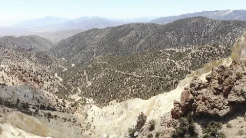 Nevada Mountain Scape Bouders Video stock 312900360