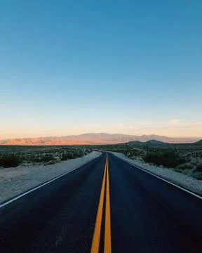 Nevada Roads 库存照片