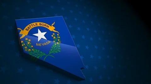 Nevada State Election Background 01 Stock Footage 124620428