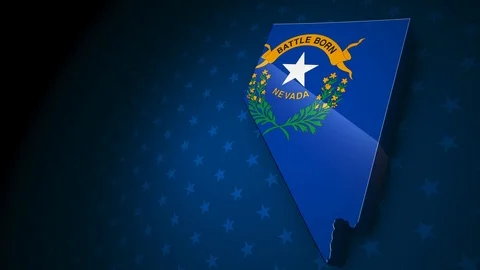 Nevada State Election Background 02 Stock Footage 124620481