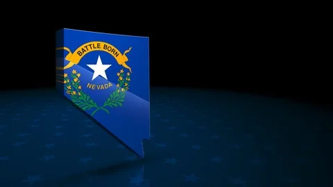 Nevada State Election Background 03 Stock Footage 124620547