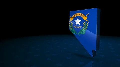 Nevada State Election Background 04 Stockbeeldmateriaal 124620566