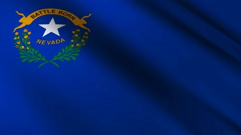 Nevada State Flag Stock Footage 276105147