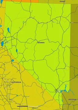 Nevada.eps Stock-Illustration