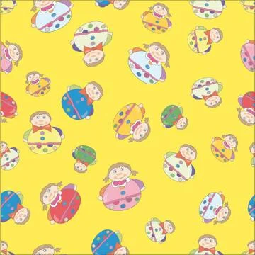 Nevalyashka-background Stock Illustration