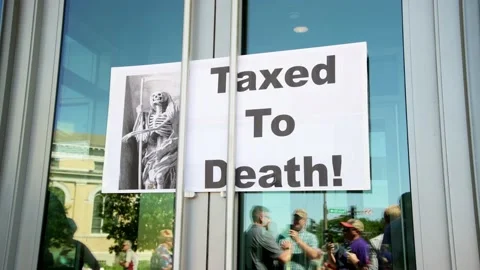 Never again protest to stop abusive powers of the governor Video stock 156469208