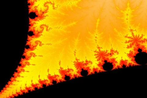 Never ending fractal Stock Illustration