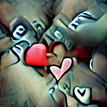 Never ending love Stock Illustration