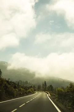 Never ending road Stock Photos