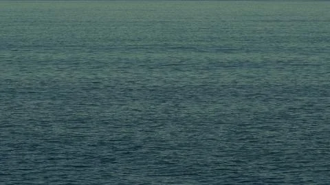 Never Endless Sea Surface View. Blue Crystal Clear Water. Stock Photos
