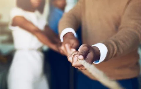 Never give up, great things take time. Cropped shot of corporate businesspeop Fotos Stock