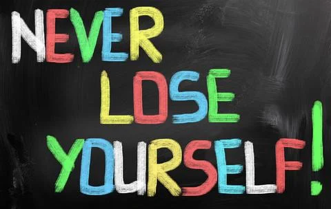 Never Lose Yourself Concept Never Lose Yourself Concept Copyright: xZoonar... 스톡 사진
