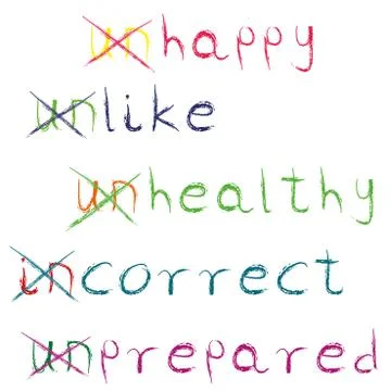 Never negations Stock Photos