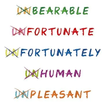 Never negations Stock Photos