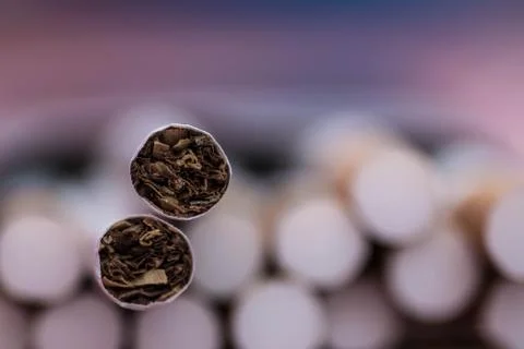Never smoke a cigarette Stock Photos