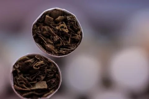 Never smoke a cigarette Stock Photos