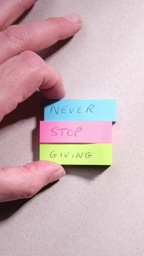Never Stop Giving Generosity Charity Concept Vídeos de archivo 294524924