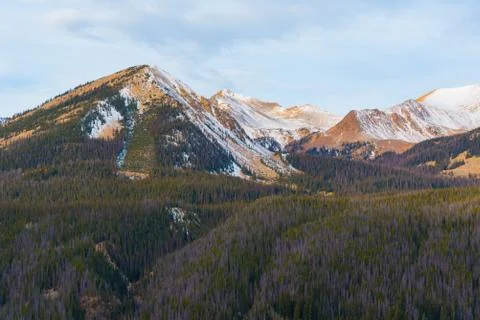 Never Summer Mountains Stock Photos