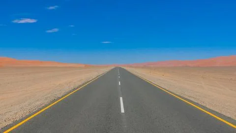 Neverending road Stock Photos