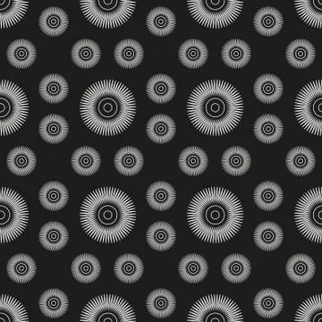 Neverending white ornamental pattern Stock Illustration