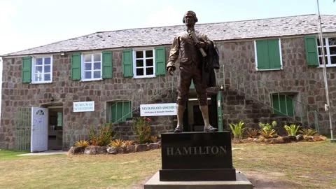 Nevis Alexander Hamilton Historical Stock Video Pond5
