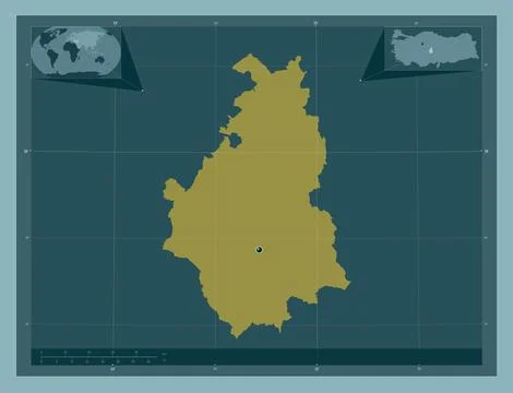 Nevsehir, Turkiye. Solid color shape Stock Illustration