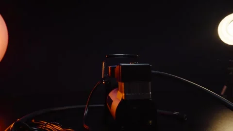 New 12 volt car compressor Stock Footage 330338764