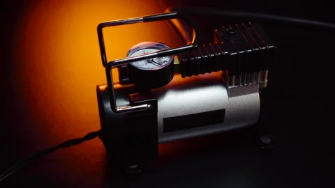 New 12 volt car compressor Stock Footage 330338981