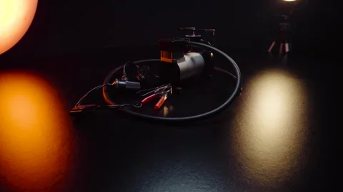 New 12 volt car compressor Stock Footage 330338982